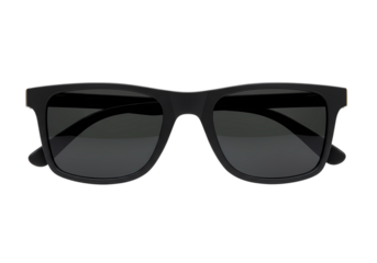 Sleek Black Sunglasses Perfect Shade for Summer Style isolated on transparent background