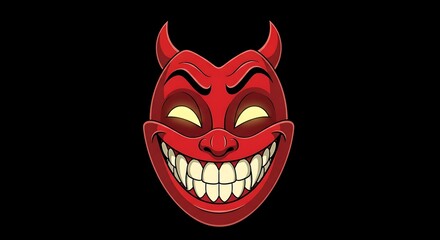 Devilish Red Face.