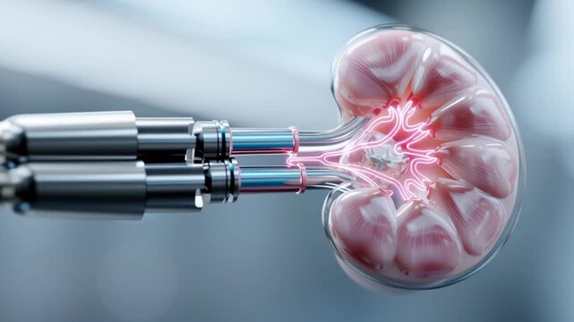 Advanced medical device offers new kidney stone disease therapy using focused energy technology for effective organ treatment, breakthrough in healthcare innovation