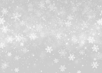 Heavy snowfall with dense white flakes falling continuously on a transparent backdrop. Realistic snow overlay enhances any winter or Christmas-themed design. Great for cards, posters. PNG
