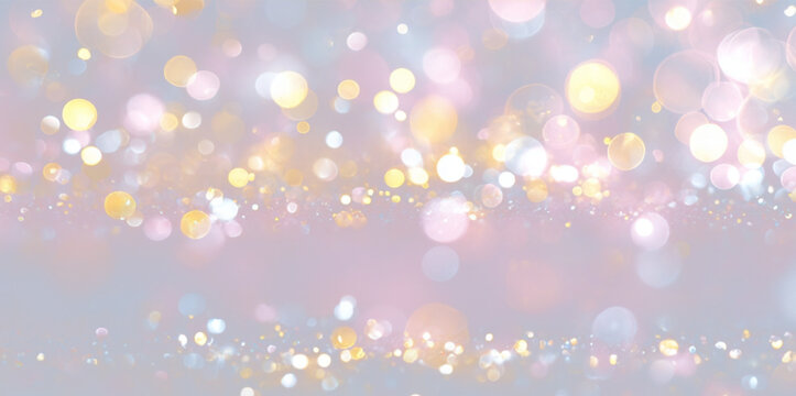 A cascade of sparkling dust particles flows over a soft light background. The glowing confetti adds warmth and richness to festive themes. Great for seasonal greetings, party invites. PNG