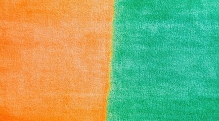 Close-up of vibrant orange and teal fabric