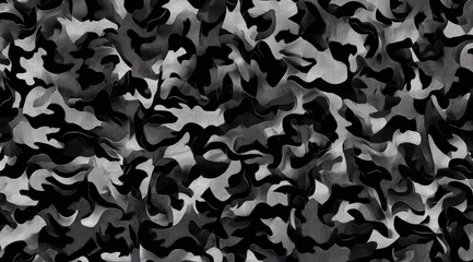 Abstract grayscale camouflage pattern (13)
