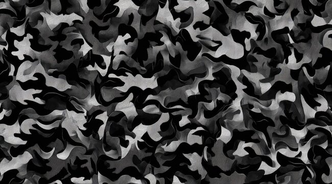 Abstract grayscale camouflage pattern (13)