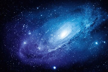 Fototapeta premium Spiral galaxy in deep space