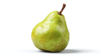 Fresh ripe juicy pear isolated on white
