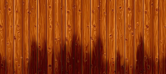 Warm brown wooden planks with subtle shadows
