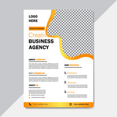 Modern Simple and Clean flyer design