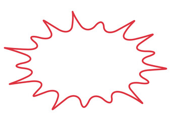 Comic Speech Bubble Explosion