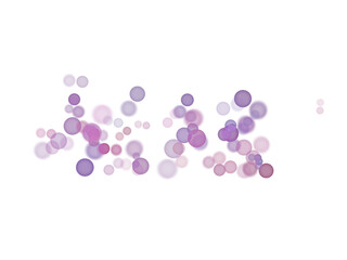 Vibrant abstract bokeh circles in shades of pink and purple create a dynamic, dreamy, and modern visual effect.