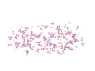 Vibrant pink and purple bokeh circles gently float, creating a magical, celebratory atmosphere for any design.