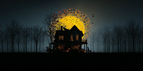 Hallowen. fondo. ambiente.