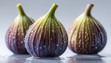 Obraz premium still life with fresh juicy fig fruits