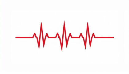 heart rate pulse, icon medicine logo, vector heartbeat heart rate icon