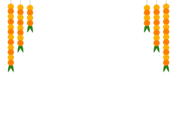 Marigold flower hanging garland: occasion, reception, welcome, marriage, ethnic, invitation, engagement, image, wedding, bride, worship, deepavali, puja, dussehra, diwali, divali, durga, hindu, indian