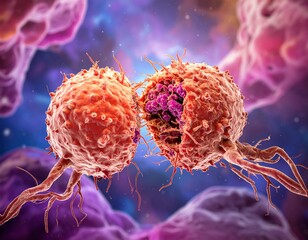 Dividing cancer cells