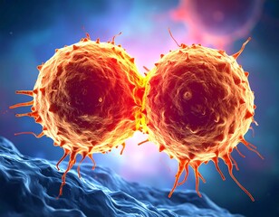 Dividing cancer cells