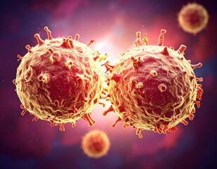 Dividing cancer cells