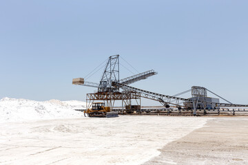Salt production plant (Messolonghi, Greece, region Aetolia-Acarnania)