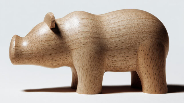 minimalist wooden animal toy designed with simplicity in mind perfect for modern nurseries and playrooms