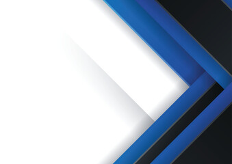 Abstract blue geometric shape overlay layer