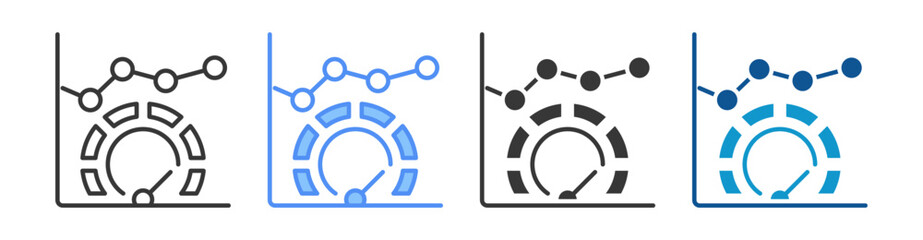 Benchmarking Icon Set Multiple Style Collection