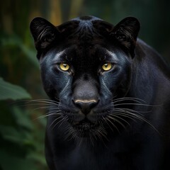 close up portrait of a tiger