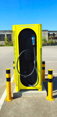New charging stations at a service station