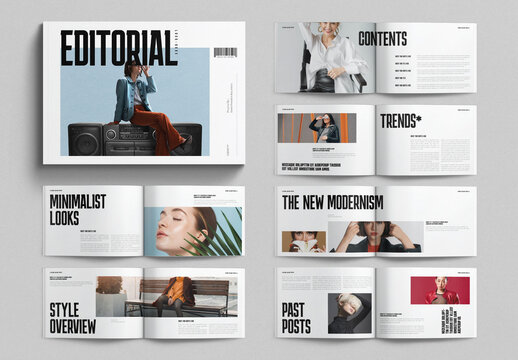 Editorial Lookbook Template Landscape