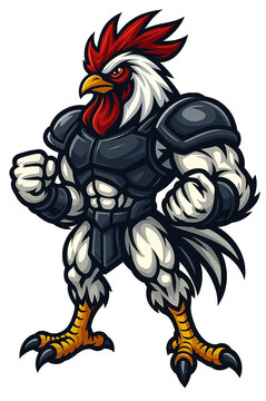 Beautiful, strong chickenไก่สวยงามแข็งแรง