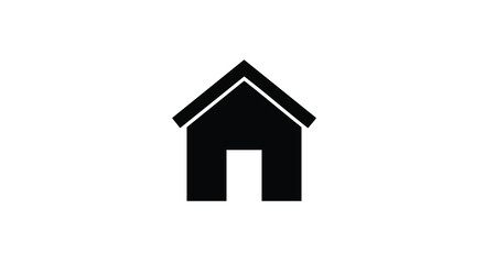 Fototapeta premium Home building architectural design logo web icon