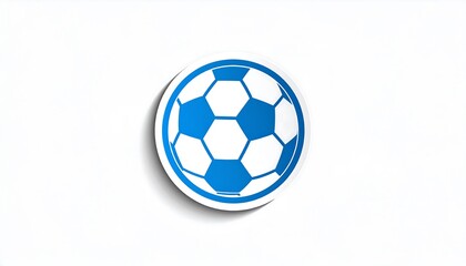 Soccer ball graphic, sticker style