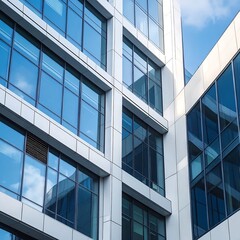 Modern office building facade