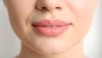 Obraz premium Close-up woman's lips (1)