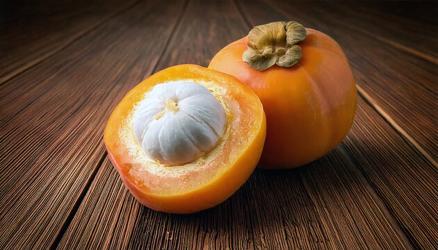 Sentul fruit with a plain background