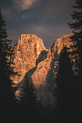 Mountain Hike in Dolomites Italy mountain perfect for climb 
