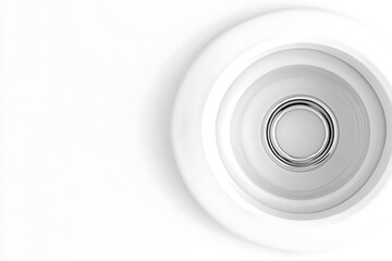 Abstract circular design on white background