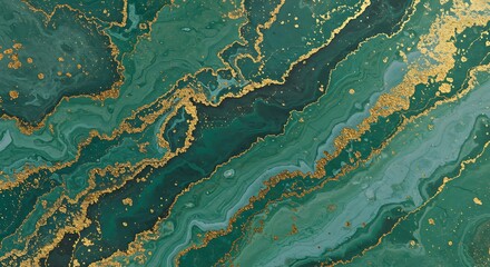 Emerald Tides of Gold