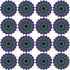 seamless pattern with flowers