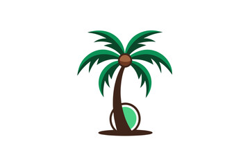 palm tree vector illustration