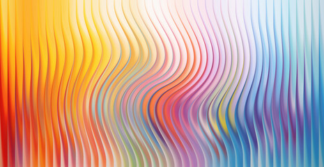 Fototapeta premium Colorful abstract background with wavy lines and smooth gradient effect