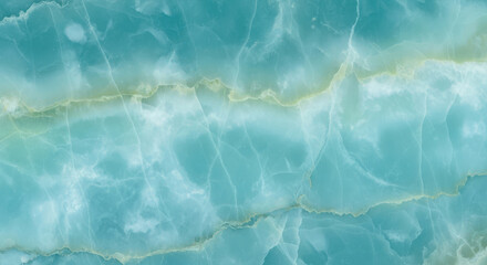 Obraz premium Abstract blue green swirling marble texture background