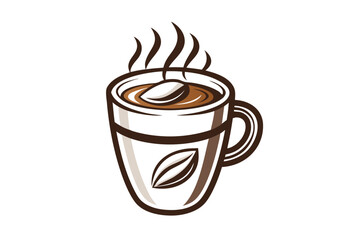 cup of coffee with beans