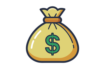 bag with dollar