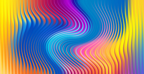 Abstract background featuring a vibrant, colorful, and wavy pattern with a modern feel