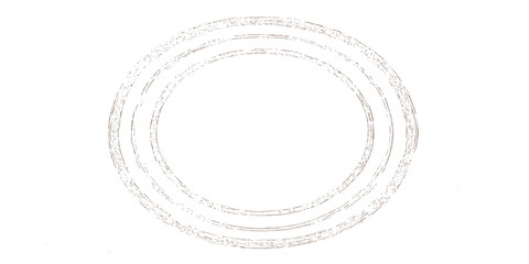 Floral lace wedding invitation card with a round ornate chain frame on a white background