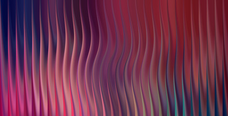 Obraz premium Abstract background with vertical lines in blue, red, and purple color