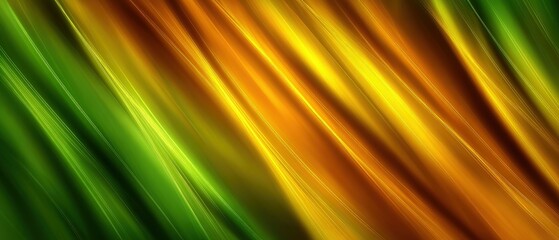 Vibrant abstract background with dynamic colorful light streaks in green yellow orange shades creating a sense of motion and energy