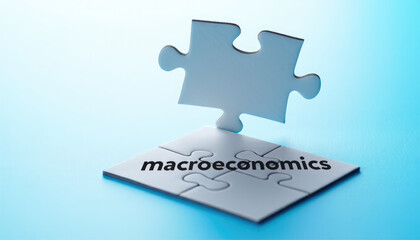 Puzzle with the word of "Macroeconomics"