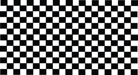Fototapeta premium black white horizontal checkered, black and white checkered fabric background, black check pattern illustration, Black and white chess pattern, 